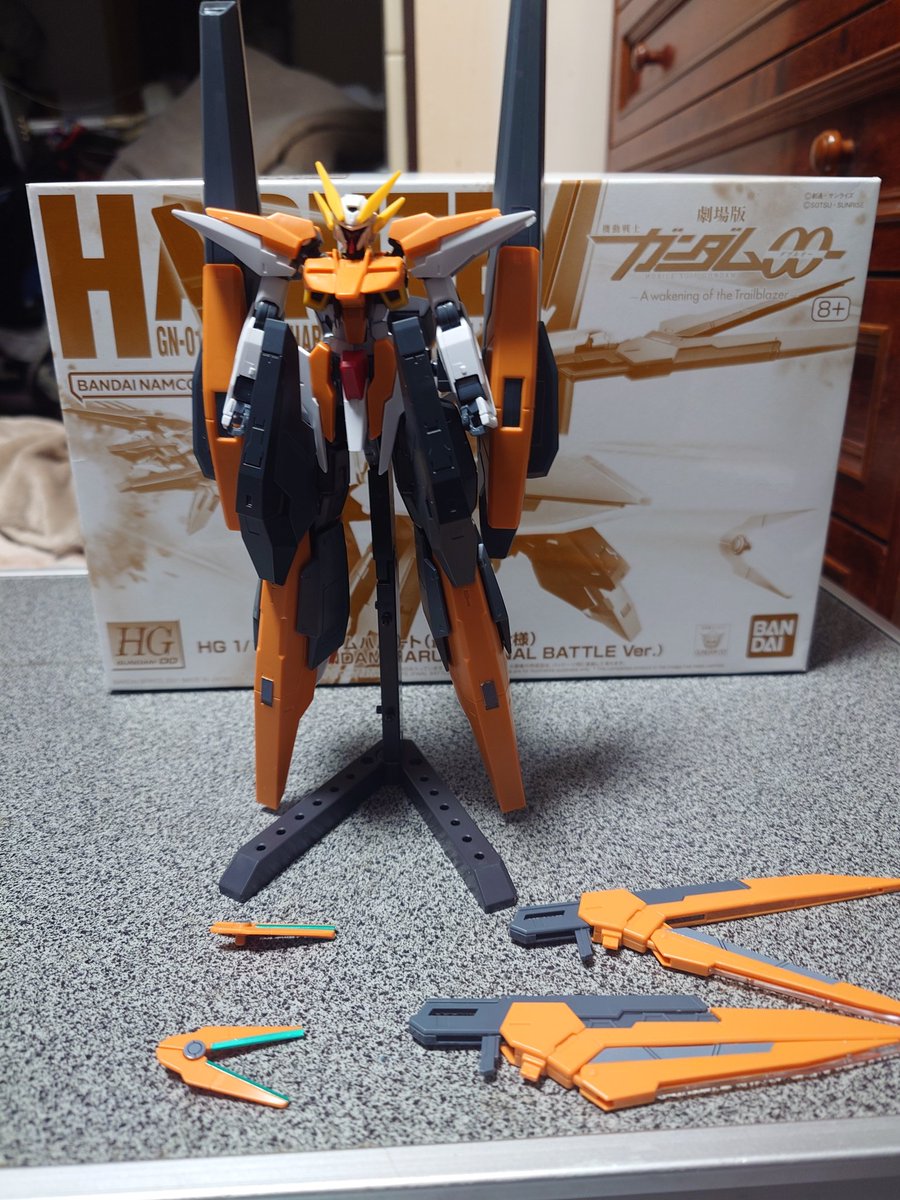 ガンプラ #ガンダムダブルオー #ガンダムハルート最終決戦仕様 漸く