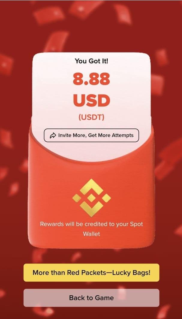 TheAlpha_Bull's tweet photo. 🧧 Free $ from Binance for CNY

Claim and get up to $28 🤑

Test your luck, bros: 👉 https://t.co/elrlnFgBPn https://t.co/hrSdV5MCO3