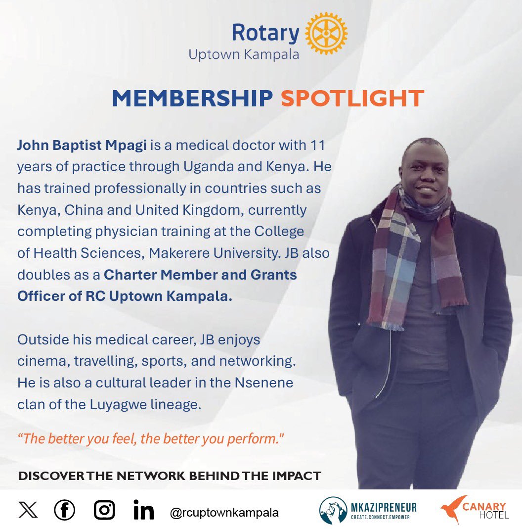 💫Rotary Club of Uptown Kampala✌ tweet media
