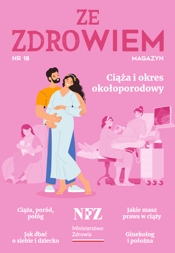 🆕Już jest - 18. numer magazynu #ZeZdrowiem!

📰Poświęcony tematowi ciąży:
🟢na czym polega opieka okołoporodowa?
🟣jak skorzystać z badań prenatalnych?
🔵czym jest Baby blues?

💻Wszystkie numery dostępne tutaj⤵️
nfz.gov.pl/zezdrowiem