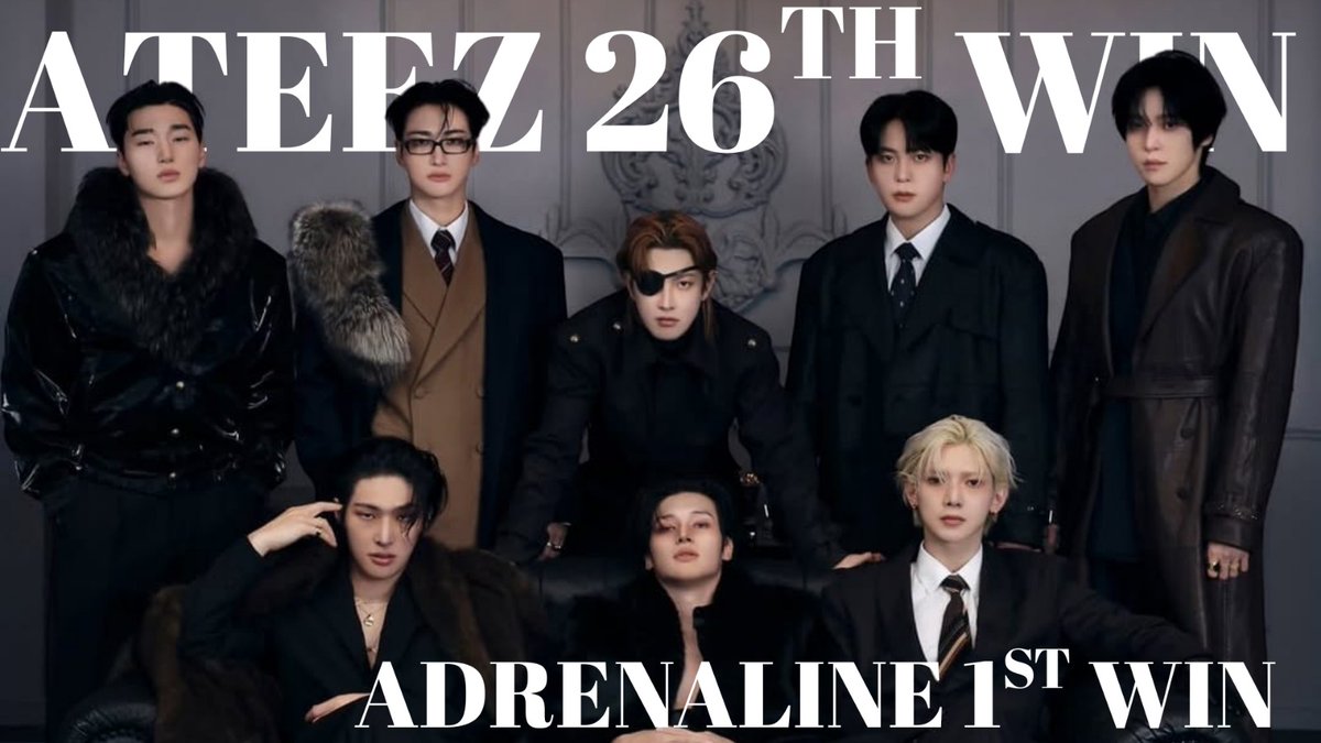 ateezrendezvouz's tweet image. [🏆] ATEEZ SHOW CHAMPION WIN

CONGRATULATIONS, ATEEZ &amp;amp; ATINY!
We have successfully secured our first Music Show win of 2026. ATEEZ managed to win Show Champion even without any broadcast points, proving that nothing is impossible when we move together as one.

Let this be the…