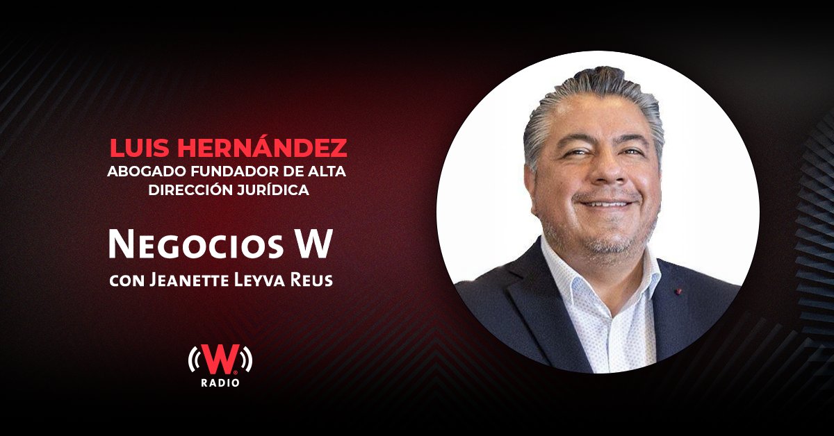 El futuro de la #ReformaLaboral; por una #JornadaLaboral de 40 hrs, con 2 días de descanso.

#AlAire I Luis Hernández (<a href="/miabogadoluis/">Mi Abogado</a>), fundador de <a href="/AltaDirJuri/">AltaDirJurídica</a>.

#NegociosW con <a href="/JLeyvaReus/">Jeanette Leyva Reus</a>
🔊wradio.com.mx