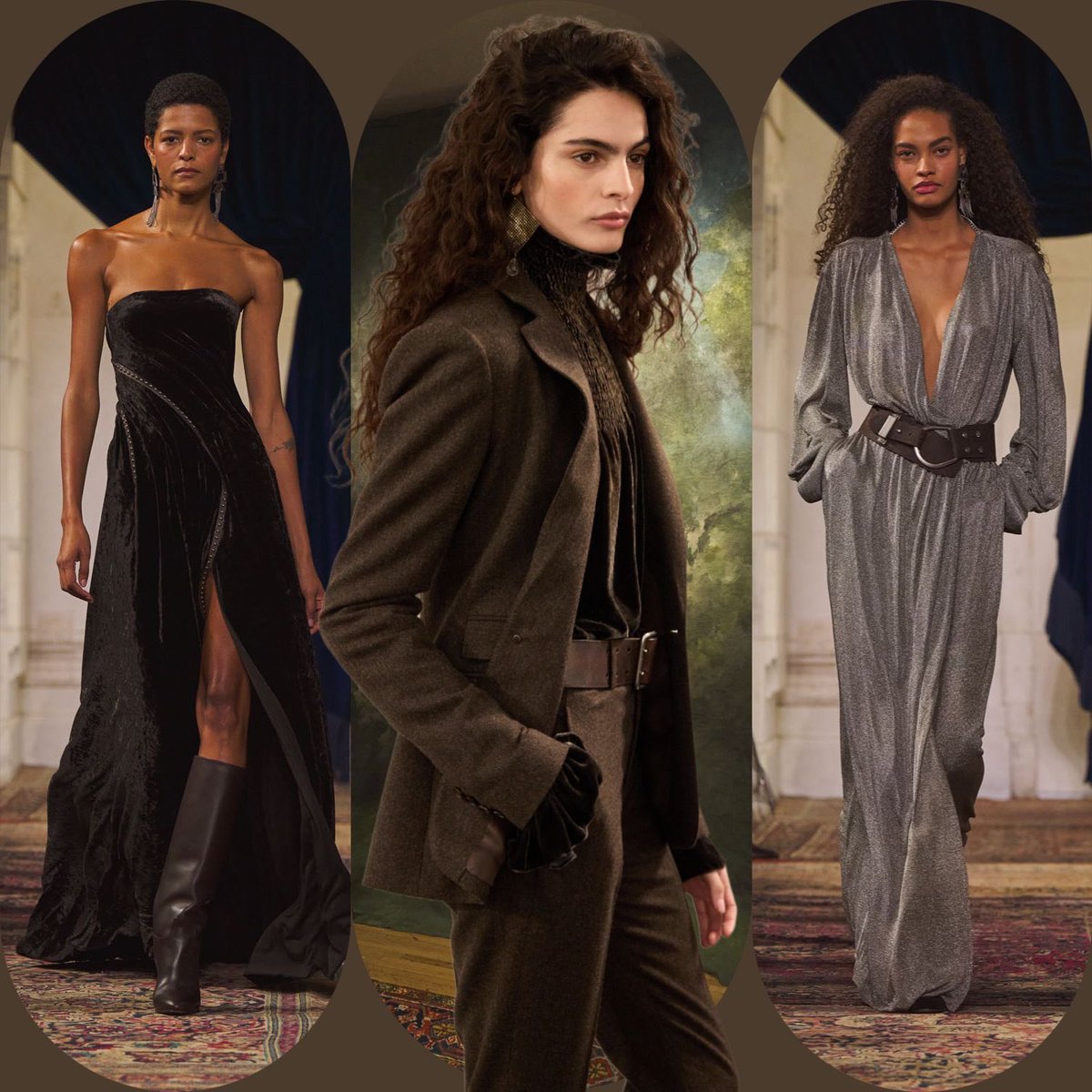 runwaymagazine's tweet image. Ralph Lauren Fall Winter 2026–2027 “A renegade spirit wrapped in velvet, sequins, and American myth”. Story by RUNWAY MAGAZINE: runwaymagazines.com/ralph-lauren-f…
#RalphLauren #Fall26 #RLCollection #NYFW #RunwayMagazine @runwaymagazine