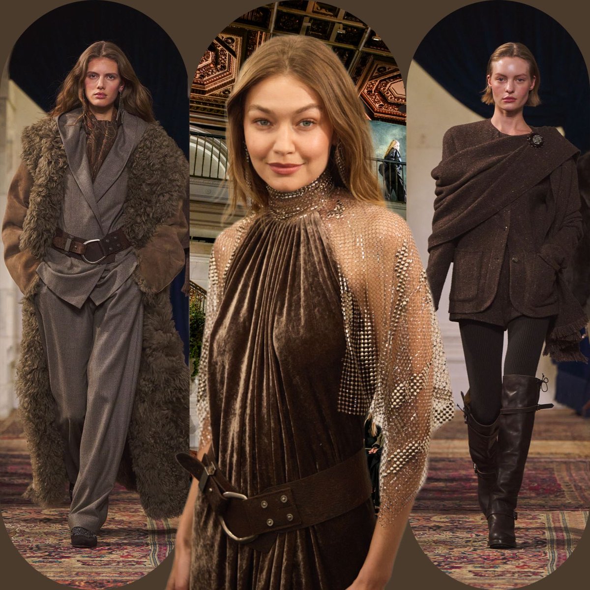 runwaymagazine's tweet image. Ralph Lauren Fall Winter 2026–2027 “A renegade spirit wrapped in velvet, sequins, and American myth”. Story by RUNWAY MAGAZINE: runwaymagazines.com/ralph-lauren-f…
#RalphLauren #Fall26 #RLCollection #NYFW #RunwayMagazine @runwaymagazine