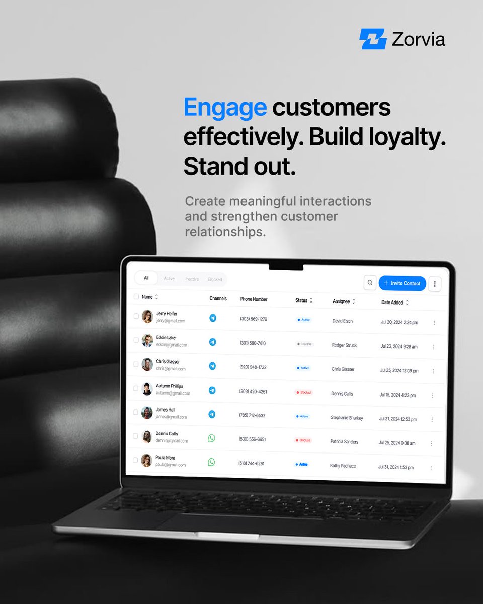 usezorvia's tweet photo. Create meaningful interactions and build stronger customer relationships with Zorvia.

Start today at https://t.co/klkSO5LqOf https://t.co/Z8gGXohtZG