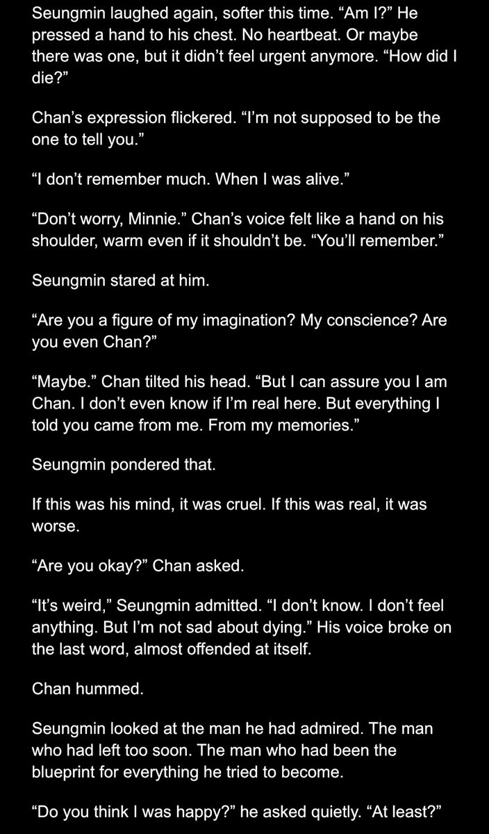 misotifo's tweet photo. Releasing a hurt maybe comfort mcd hopeful ending skz fic for my birthday tomorrow!! here’s a wip. A little sprinkle of found family-ness and a little bit of seungin for some change !!! https://t.co/HEOy85w17x