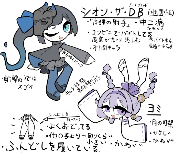 トリッカルのキャラたち 