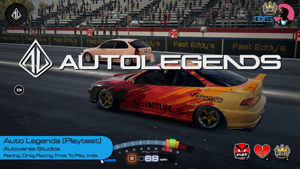 OverageGmngCom's tweet image. OG plays Auto Legends (Playtest)!
youtube.com/watch?v=HHG8di…

Like &amp;amp; Sub!

@autolegendsrace

#AutoLegends #DragRacing #CarCulture #RacingGame #RaceForPinks #IndieGameTrends #IndieWatch #IndieDev #GameDev #IndieGameDev #IndieGame #IndieGames #Gameplay #LetsPlay #Gaming