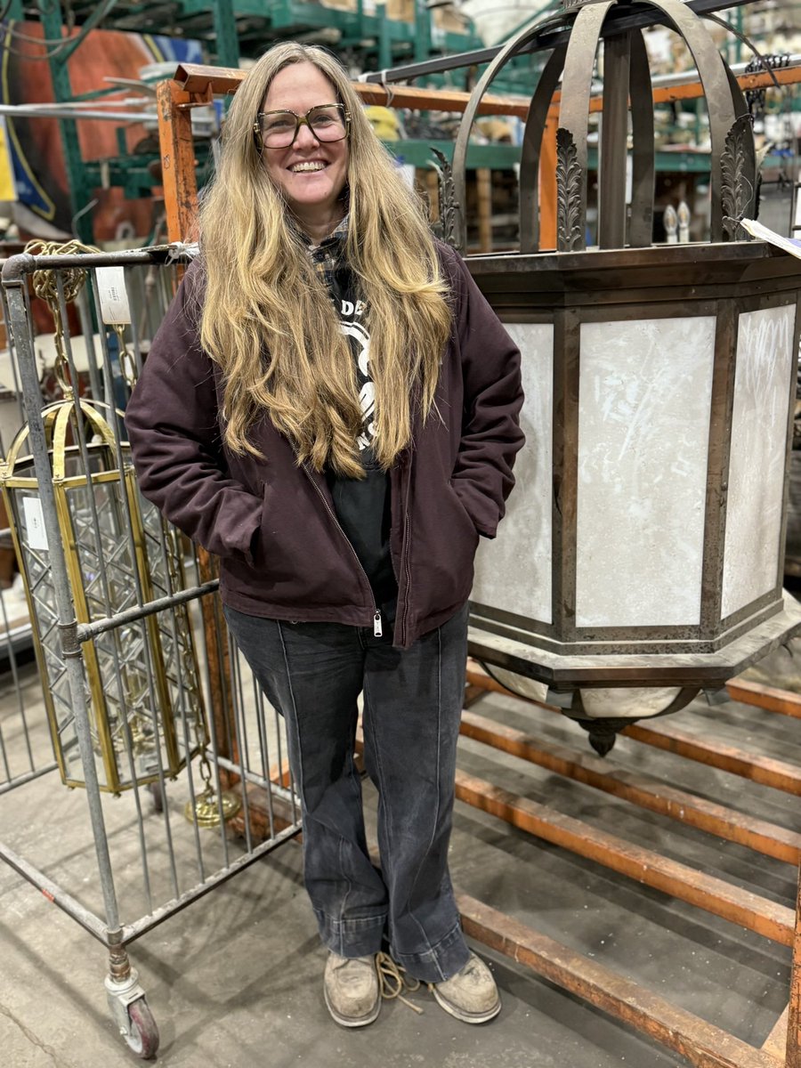 SkrticX's tweet photo. Great photographing Jessica Davis at Rebuilders Xchange (5401 Hamilton Ave). A place built on reuse, and second chances. Jessica is charismatic and full of life, and RBX proves discarded materials still have stories to tell. Looking forward to coming back. https://t.co/jIJTRobat4 https://t.co/ATyyjBl9No