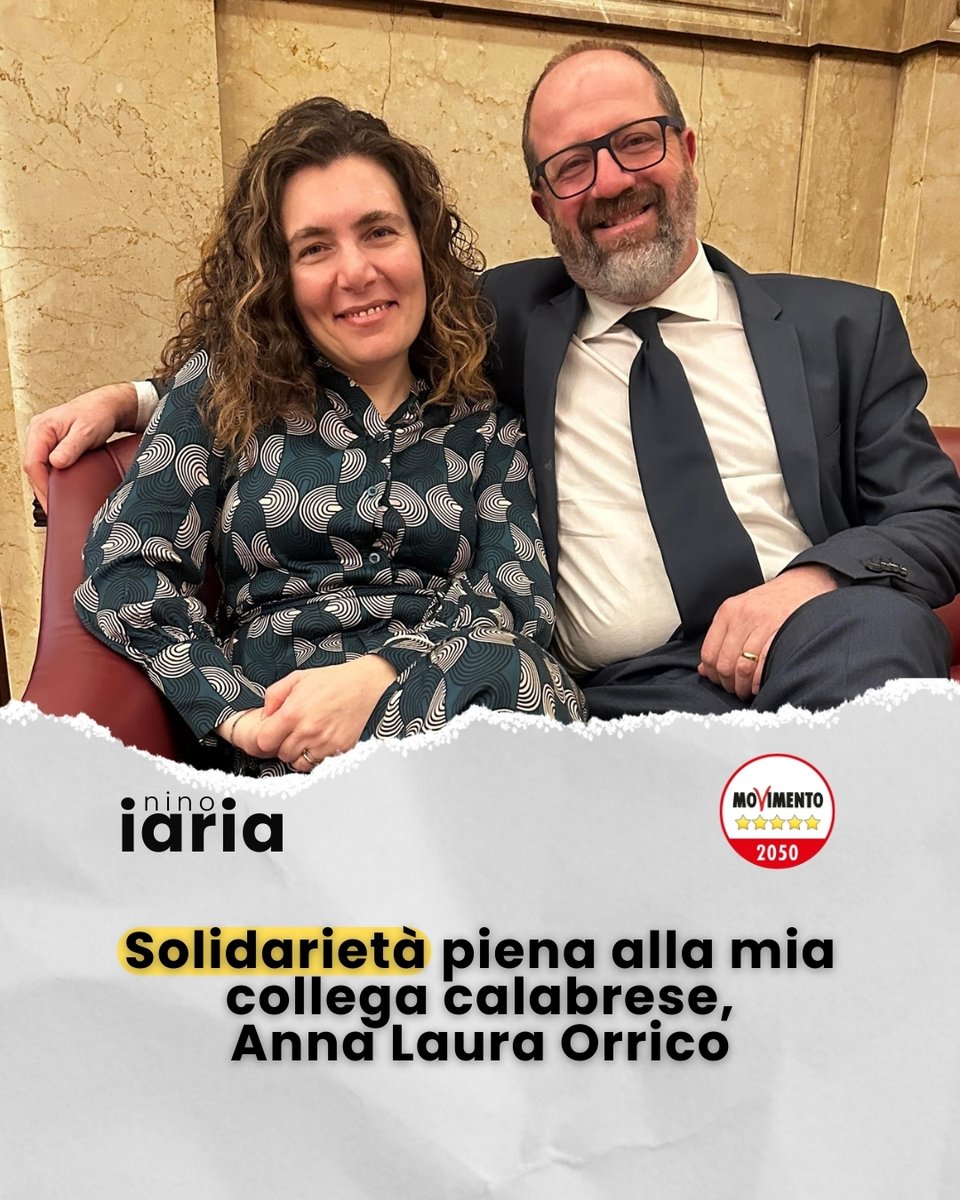 Solidarietà piena alla mia collega calabrese, <a href="/AnnaLauraOrrico/">Anna Laura Orrico</a>  per le minacce e gli insulti ricevuti sui social.