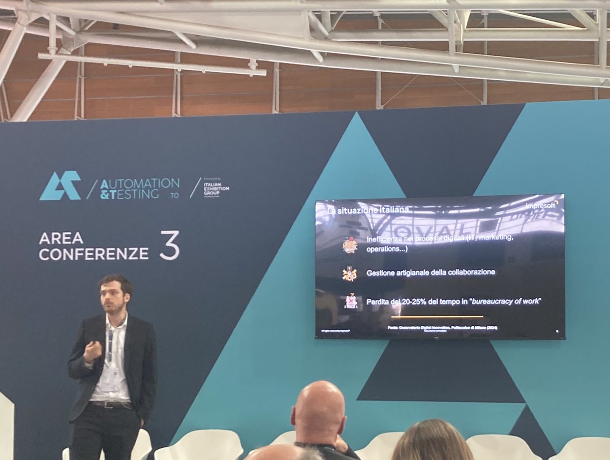 Un buon Project management tool è quello che si adegua meglio ai processi dell impresa con logiche predittive , strumento tra processi e persone <a href="/AeTfiera/">A&T - Automation & Testing</a> #digitalmanufacturing