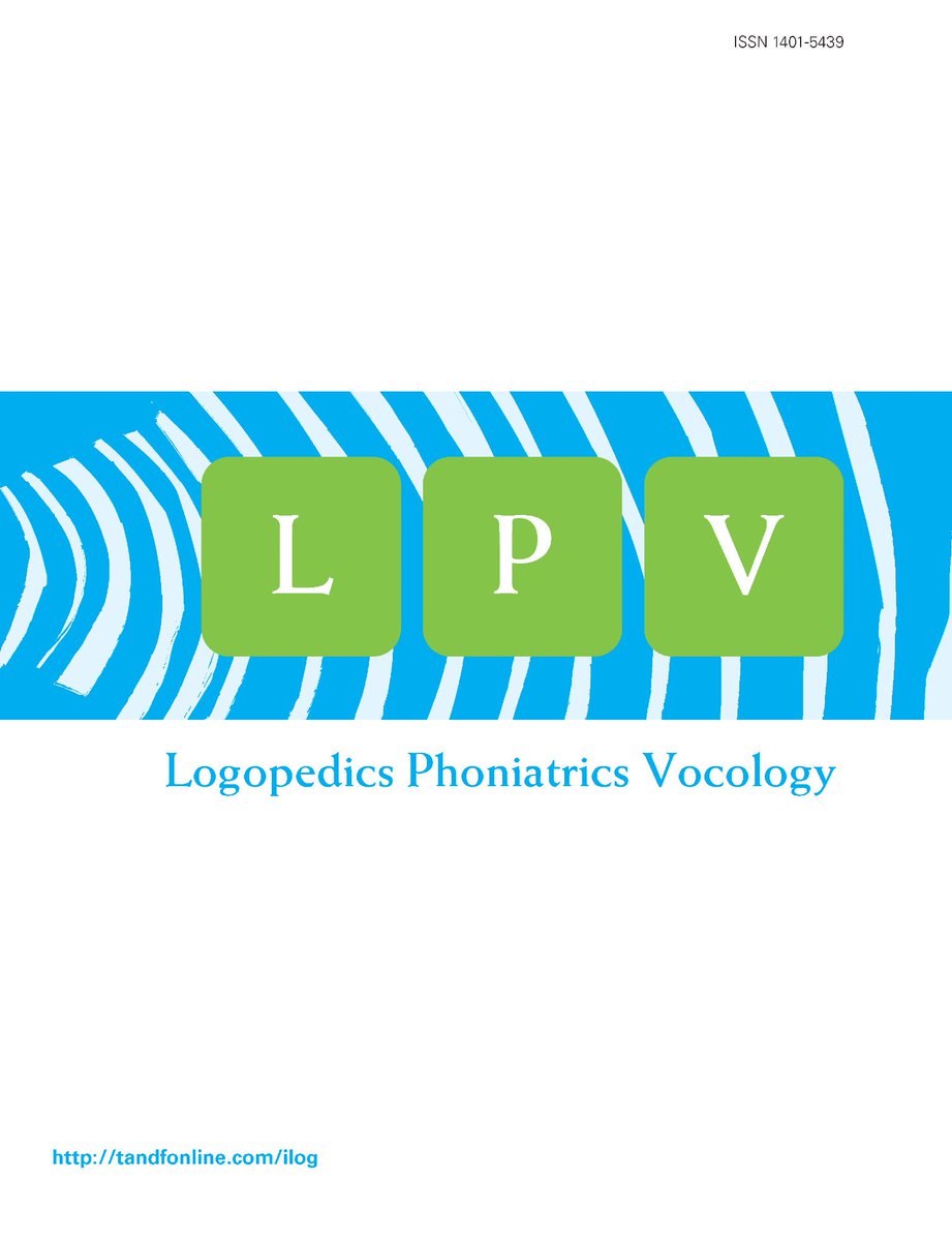 Logopedics Phoniatrics Vocology tweet media
