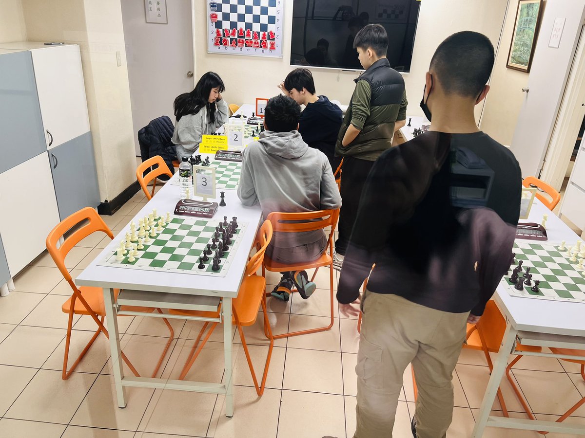 ChessTaiwan's tweet photo. Day 1 
2026 Taipei 2DAYs Open - Feb
We imitated and conducted 2 days 5 standard  games  from 2/11-12 to train up registered 12 players. https://t.co/V8tcU2UXEO