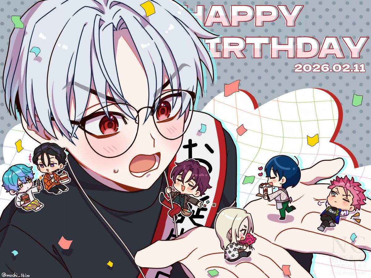 mochi_16iro's tweet photo. 誕生日おめでとう🎉🩶
みんなのためにハウスの秩序を守るお兄さんが大好きです🫶

 #草薙理解生誕祭2026 
 #草薙理解誕生祭2026 https://t.co/wl207wjp3z