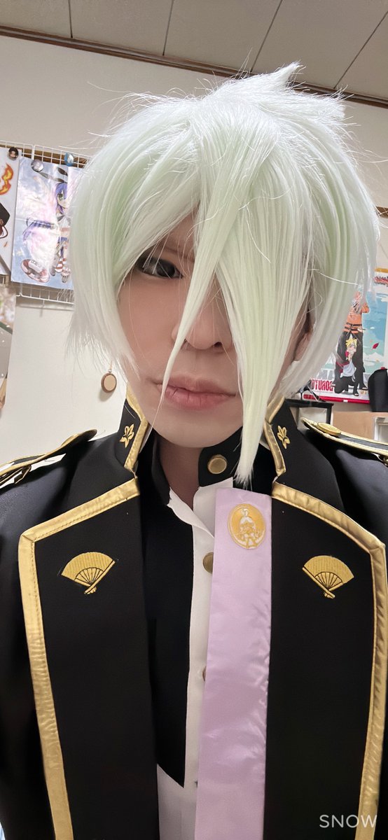 膝丸のコスプレ
メイク練習しました！