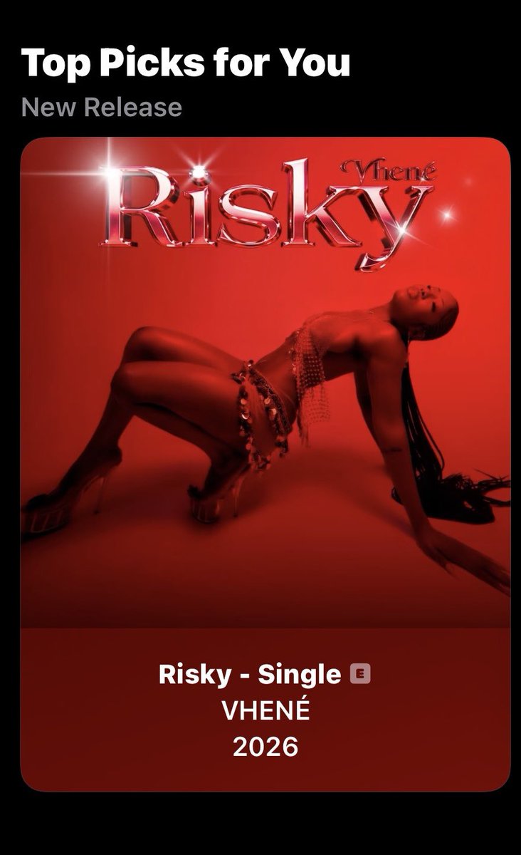 VHENÉ’s new single “Risky” has reached 1,000 streams within its first day of release, making it the fastest-growing release of her career so far.

If Blogs no post me, I go post myself 🙂‍↔️