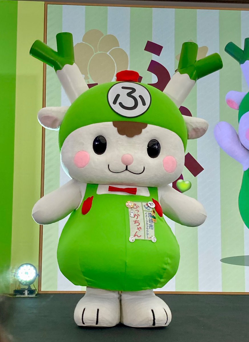 可愛すぎませんか💚
#ぐんまちゃんお誕生日会
#ふっかちゃん