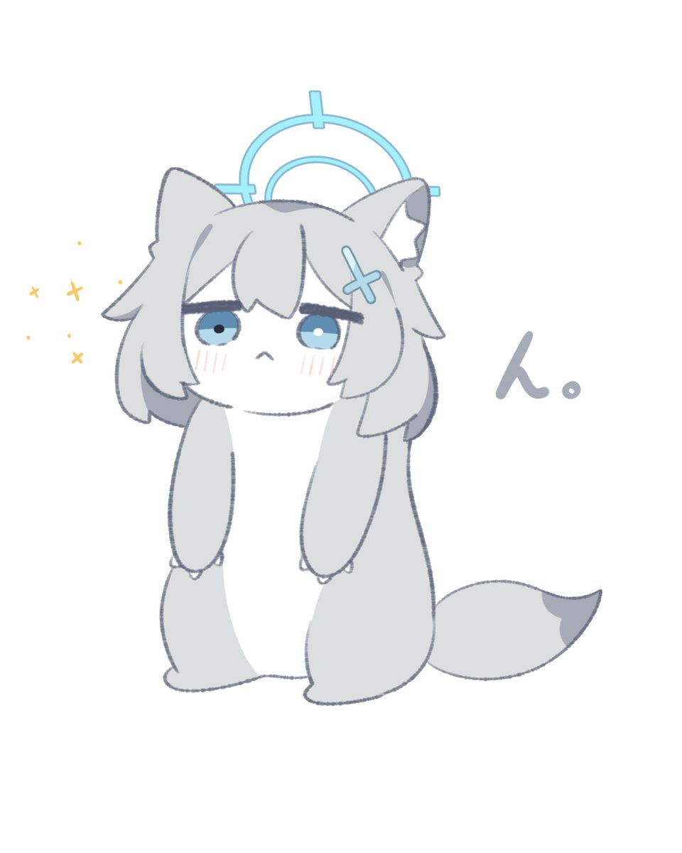 uni_lattes2's tweet photo. あなたは誰…？ え、うん？

うんイタチ🩵

#ブルアカ https://t.co/MIbxOxKtM0