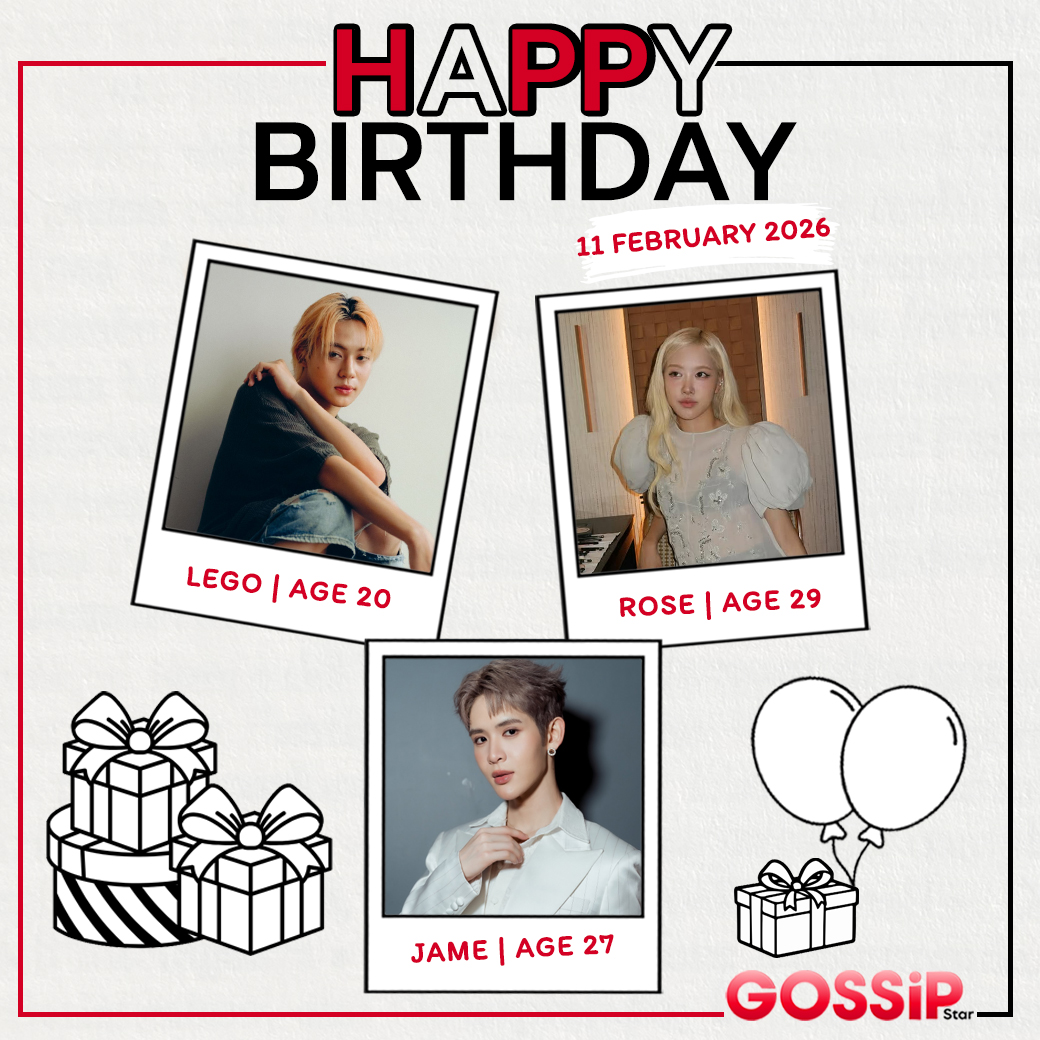 สุขสันต์วันคล้ายวันเกิด เลโก้ LYKN , เจมส์ ศุภมงคล , โรเซ่

11 กุมภาพันธ์ 2569 มีความสุขมากๆ นะคะ

#วันเกิดดารา
#11FEBRUARY2026
#ข่าวบันเทิง
#Gossipstar