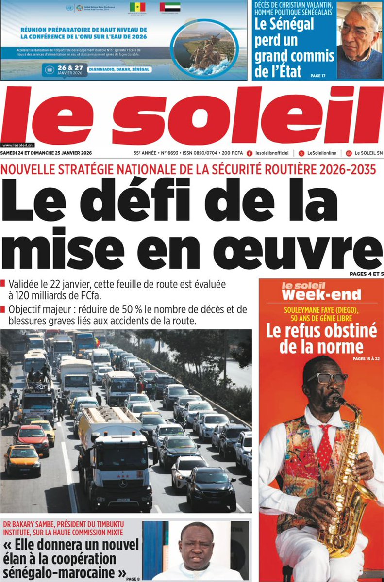IDEACONSULTInt's tweet image. Atelier de Validation Institutionnelle du Rapport Final de la Stratégie Nationale de Sécurité Routière 🇸🇳
L’actualité : urlz.fr/v3fZ

#IDEACONSULTInternational #SécuritéRoutière #Benchmark #BanqueMondiale #ANASER #AGEROUTE #Transport #Tunisie #Senegal #GroupeSTUDI