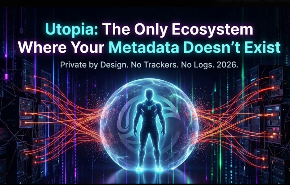 UtopiaP2P's tweet photo. 🔒 New on our blog: Utopia – the only ecosystem where your metadata doesn’t exist
Discover how Utopia protects your privacy, keeps your messages secure, and ensures total digital freedom.
Read more: https://t.co/7fujg8PEwI
#Privacy #Decentralization #Utopia #SecureMessaging #Crypto #DigitalFreedom