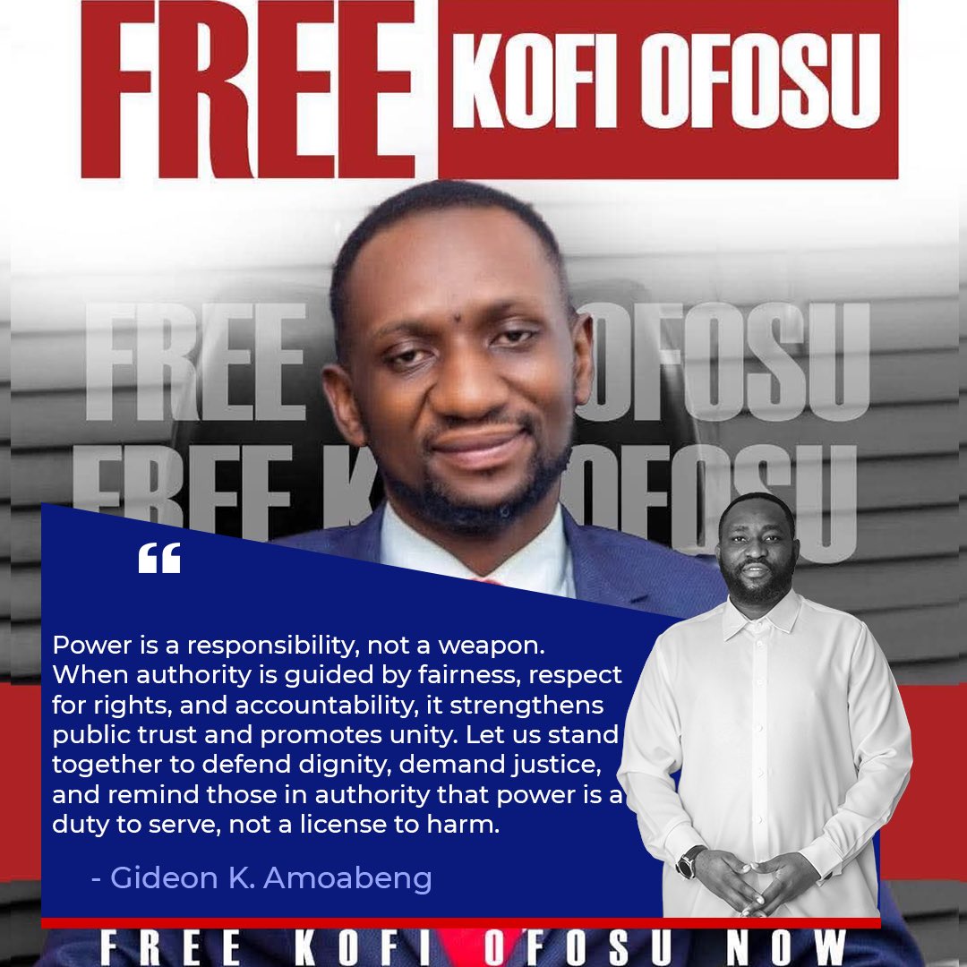 wanoso_'s tweet photo. Power is a responsibility, not a weapon 

#FreeKofiOfosuNow https://t.co/vSoekgdMsH