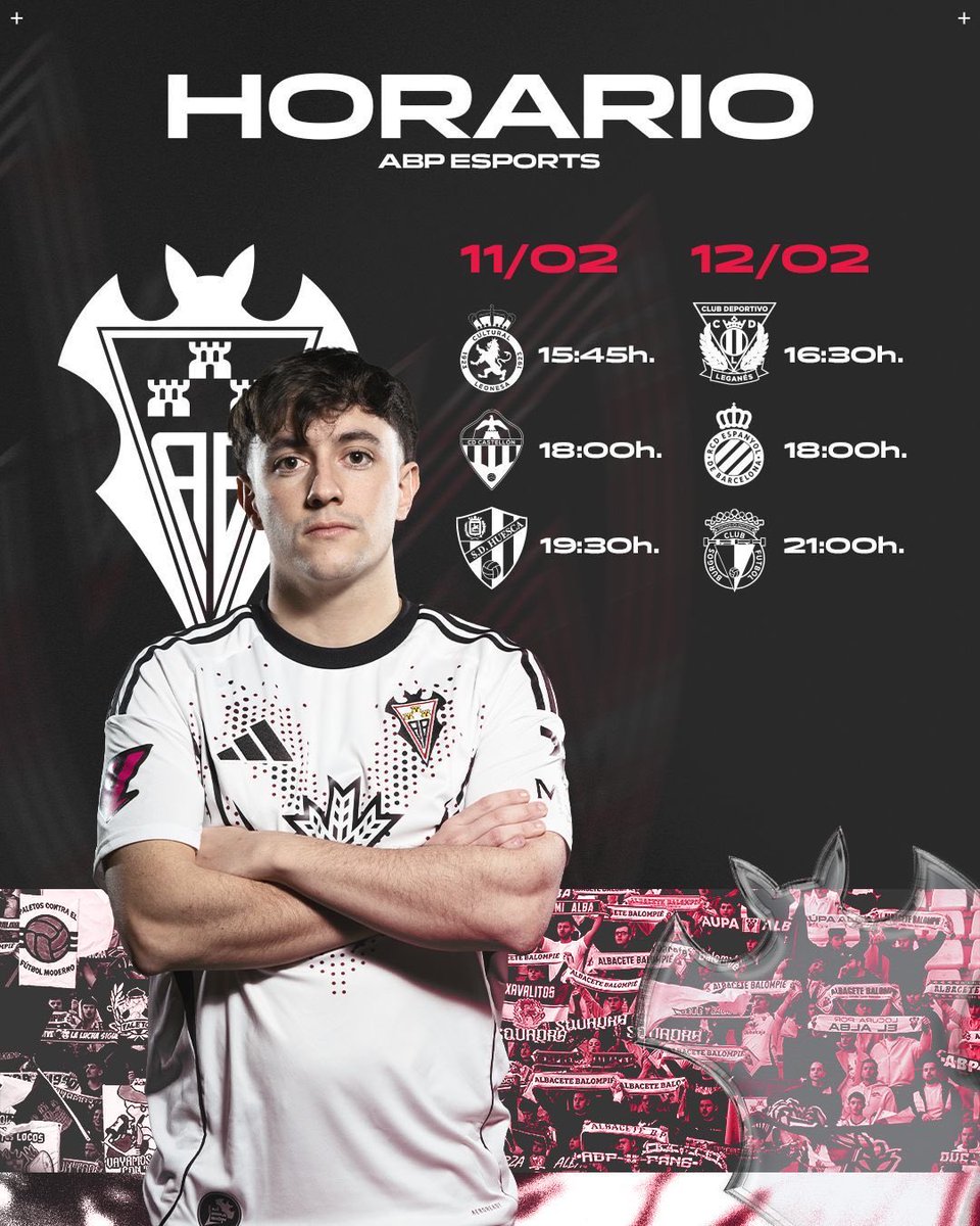 ABPEsports's tweet photo. 🔥 SEMANA DE @LALIGA_FCPro 🔥

Hoy y mañana tendremos a @Pollichris98 compitiendo en la fase regular de la competición 🎮⚽

Estamos listos para defender el escudo y dejarlo todo en cada partido. 🤍🦇

📺 https://t.co/LUfyMn9F5G
🎯Objetivo: “TOPOCHO”

¡Vamos con todo, equipo! 💪 https://t.co/dS5gOlAz3B