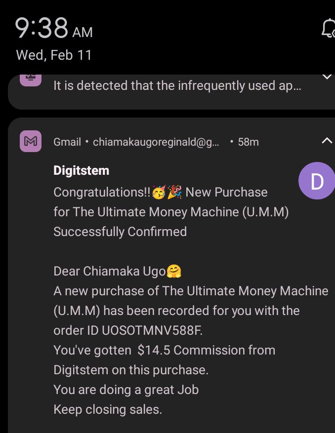 ReginaldUg13355's tweet photo. Starting my day with dollars in my account 😊 
Never sleep on online income guys 
It really pays
Affiliate marketing or nothing ❤️
Thanks @digitstem https://t.co/zqctJdcrNU