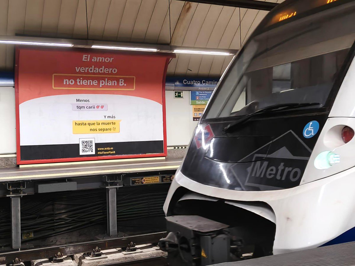 Con el lema “Menos TQM por WhatsApp, más hasta que la muerte nos separe”, la campaña reivindica una visión del amor como entrega total, exclusiva y duradera.

El verdadero amor no tiene plan B.

Esta es la propuesta de la campaña de <a href="/acdp_es/">ACdP</a> para San Valentín.