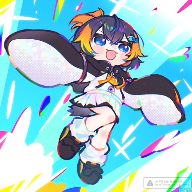 pitapitanon's tweet photo. とぶペンギン https://t.co/guCxHUdeLO