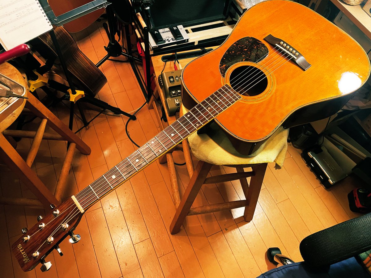 完成✨👏 推定1978年 Morris special35 ローズウッド3Pバック モーリス