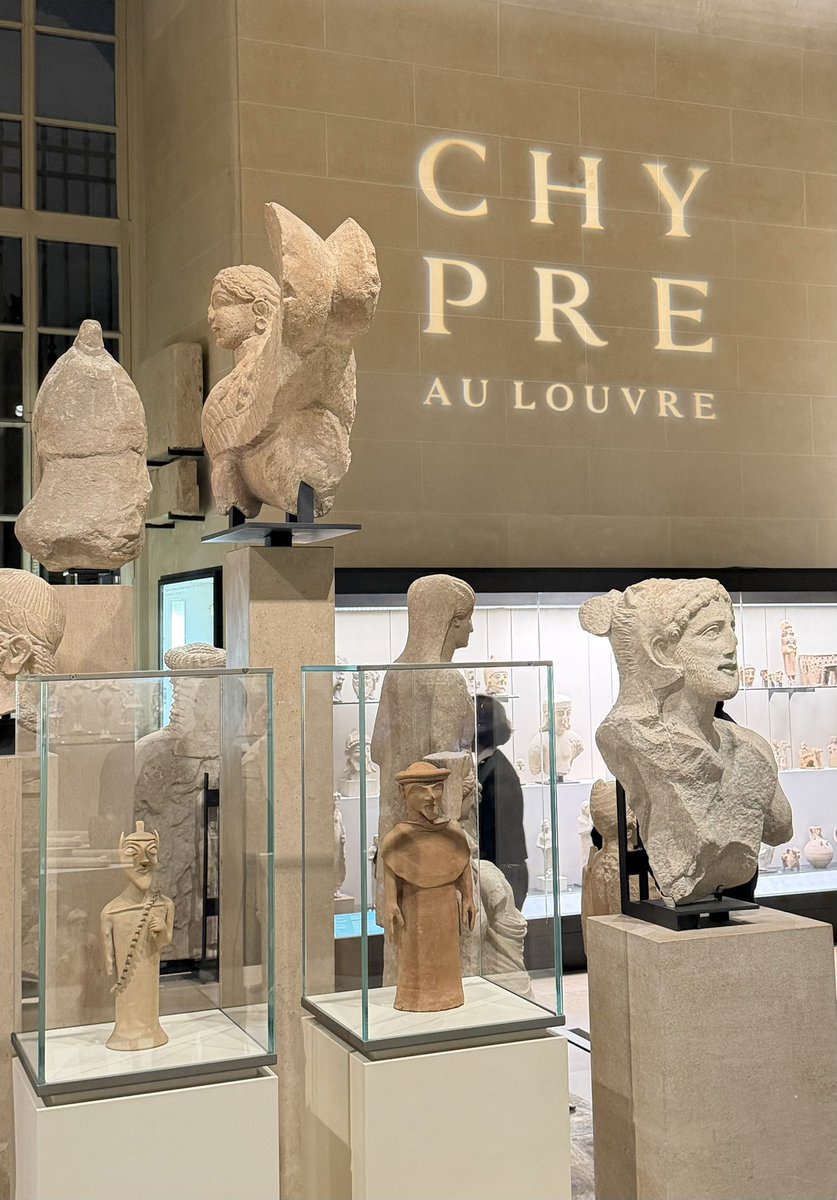 Exposition : « Chypre au Louvre », du 11 février au 22 juin

Le <a href="/MuseeLouvre/">Musée du Louvre</a> à #Paris accueille dès aujourd’hui l’exposition archéologique intitulée « Chypre au Louvre », organisée dans le cadre du programme culturel de la présidence chypriote du Conseil de l’Union européenne