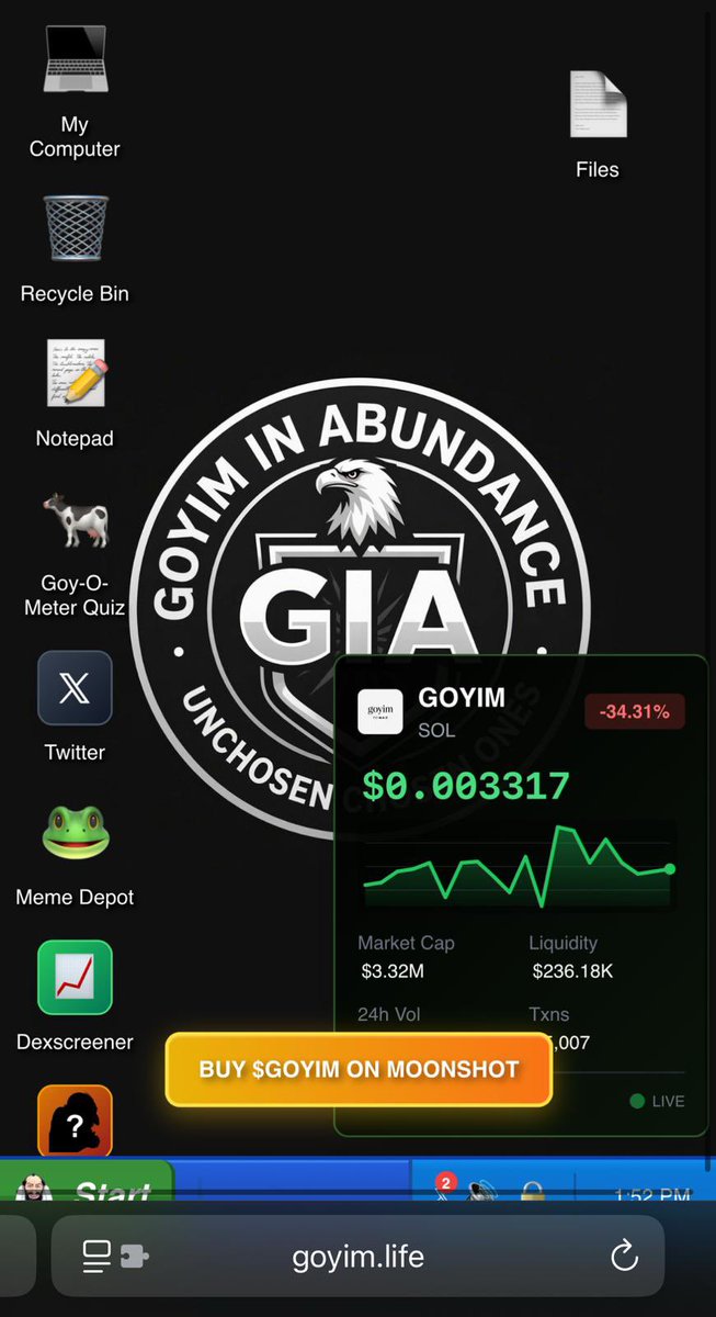 Goyim in Abundance God, Based Redacted Jesus, $GIA tweet media