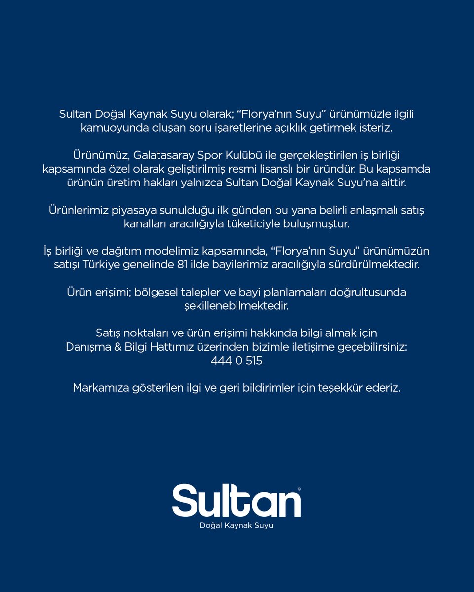 Sultan İçecek tweet media