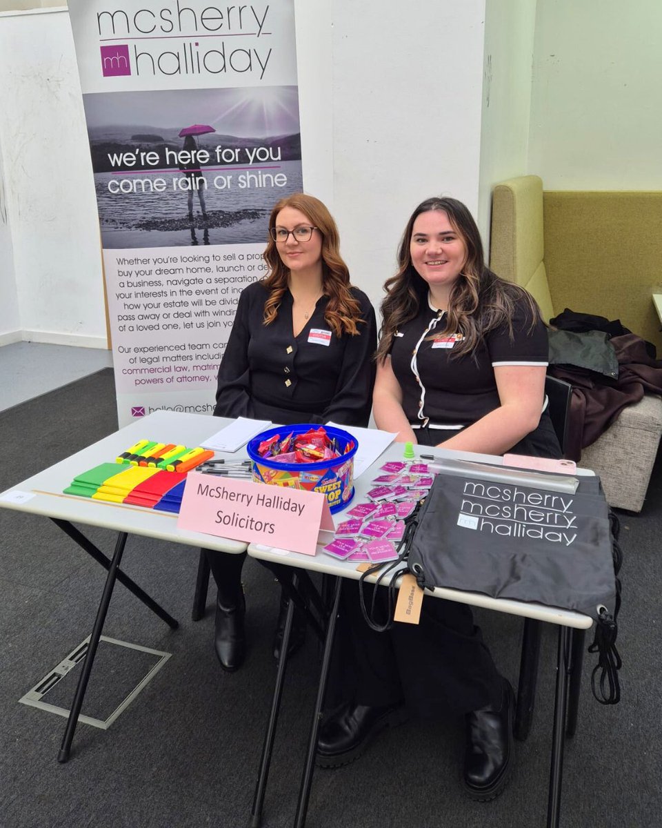 Jessica &amp; Lynda we're delighted to be invited to Marr College last week as part of their #careersmorning.

We’re always glad to support local schools and help young people explore their options for the future💜