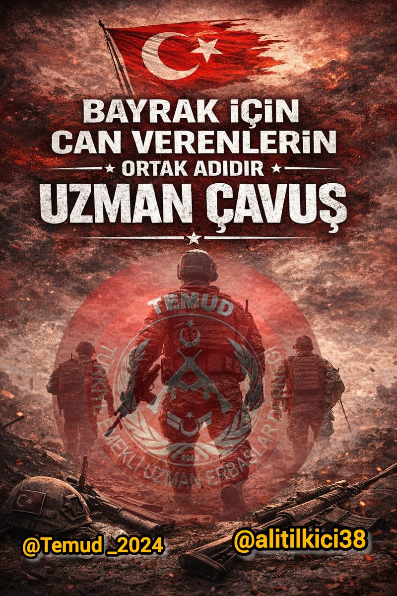 Bayrak için can verenlerin ortak adıdır Uzman Çavuş.

Onlar, bir milletin hürriyeti için kendi hayatını ikinci plana atanlardır.
Adları çoğu zaman anılmaz, yüzleri bilinmez; ama her dalgalanan bayrakta, her özgür nefeste izleri vardır. 

Uzman Çavuş olmak;
dağda, sınırda,