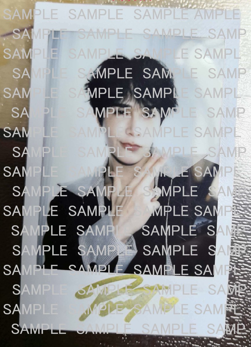 CITER Peat様カバー 雑誌社様よりサイン入りポラロイドをいただきまし