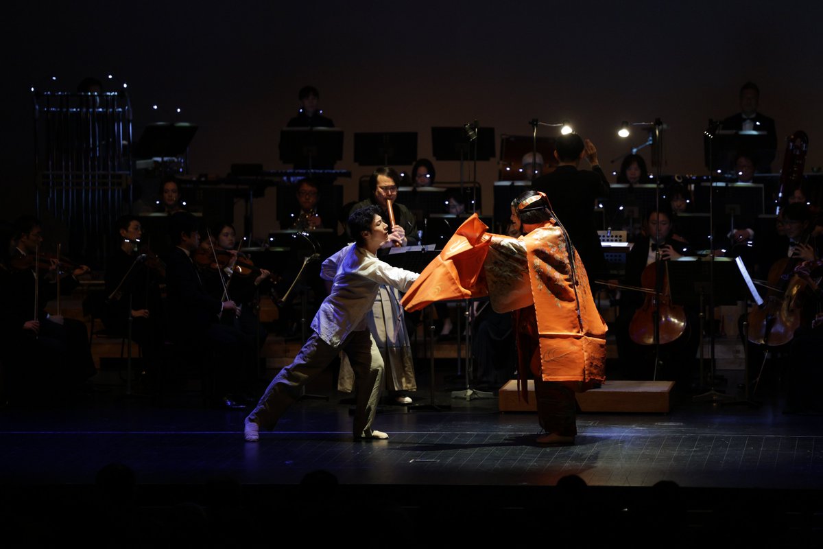 IshikawaONGAKU's tweet image. 【2/11 #和洋の響Ⅵ】
「桃花の翳の花筏II」世界初演いかがでしたでしょうか。本日はご来場いただきありがとうございました！
@KosukeTsunoda #友枝雄人 #山本隆之 @keikuroda88 
@saki_comp #池辺晋一郎 @PontmrcyMarius