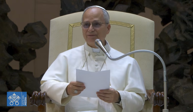 Pope Leo XIV: "Ignorance of Scripture is ignorance of God. With this in mind, I encourage you to read and  contemplate the inspired word of God daily. May the Word of God nourish our hearts and our minds and lead us to the fullness of life."