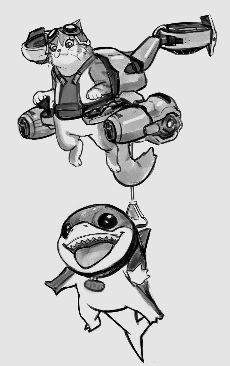 Jeff and Jetpack Cat