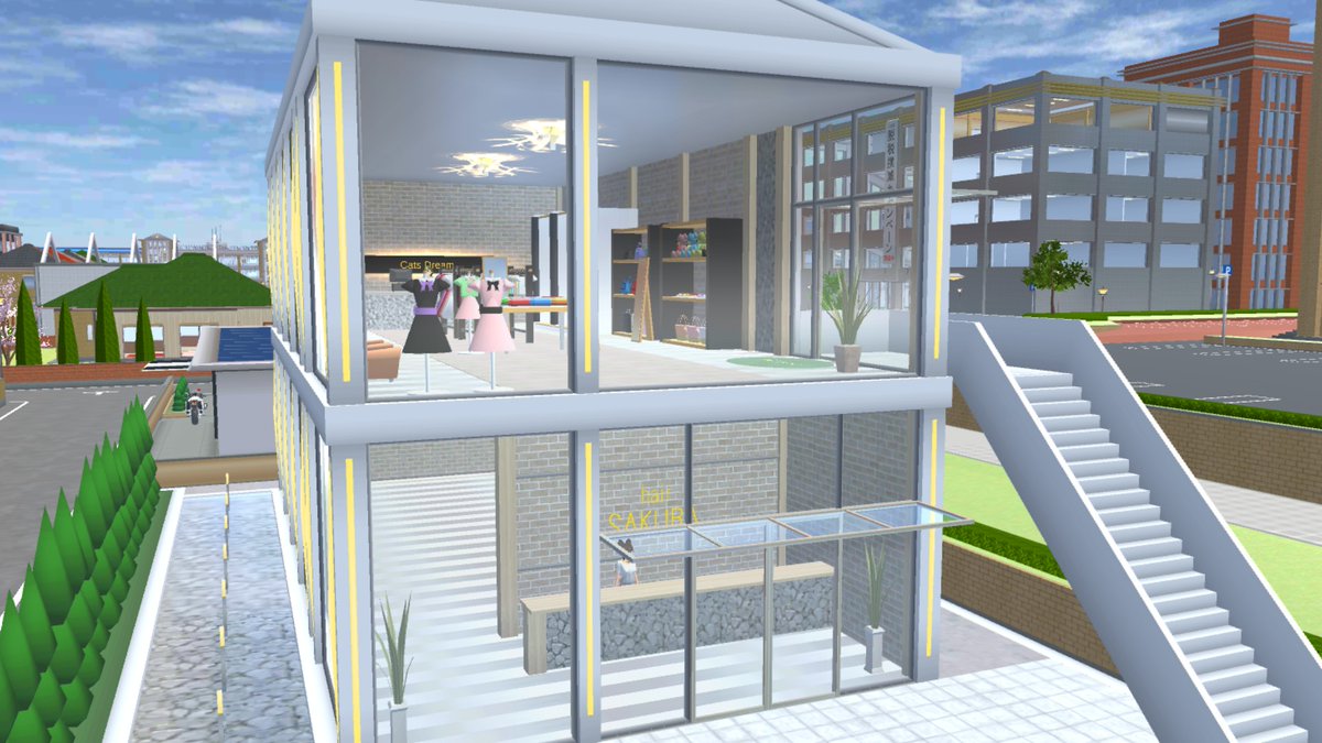 sakuras_you's tweet photo. 【小道具ID/PropsID】美容室の2階に服屋を作りました！
動画内でID公開してます
https://t.co/lhzg14JkML
#サクラスクールシミュレーター
#SakuraSchoolSimulator https://t.co/1T1UYU2eNB