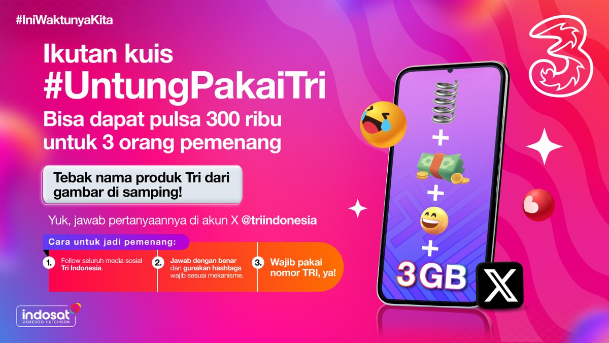 3 Indonesia tweet media