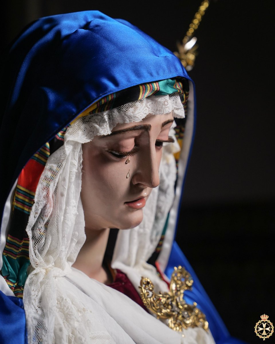 ⚫️⚪️ La Santísima Virgen del Rosario amanece vestida para el inminente Tiempo de #Cuaresma.

📷: <a href="/TQuifes/">Tomás Quifes</a>