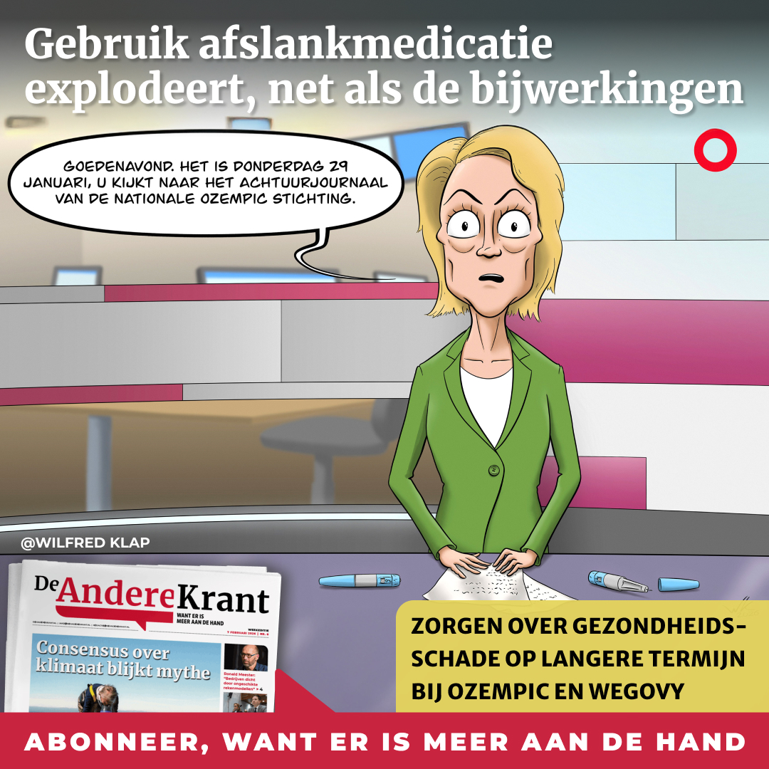Volgens een recente schatting van de Stichting Farmaceutische Kengetallen (SFK) is het gebruik van afslankmedicatie vorig jaar geëxplodeerd. Circa 83.000 geregistreerde patiënten bestrijden hun overgewicht met zogenaamde ‘GLP-1-agonisten’, waaronder Ozempic en Wegovy. Dit is een