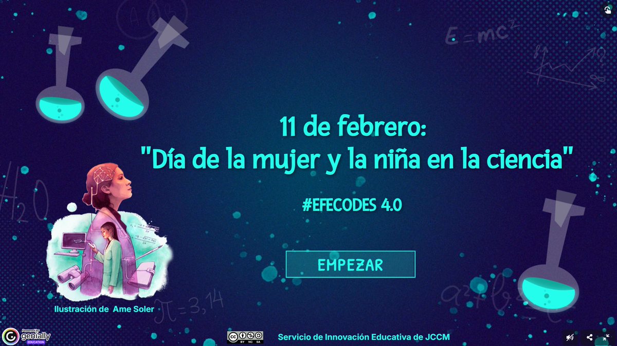 educajccm's tweet photo. 🔬 Hoy #11F, #CódigoEscuela40 ofrece al profesorado de #CastillaLaMancha propuestas didácticas innovadoras para trabajar el #DíaMujerYNiñaEnCiencia en Infantil, Primaria, Especial y ESO.

Accede aquí ➡️ https://t.co/SZ26H9JnR0 https://t.co/bDmdFs93I0