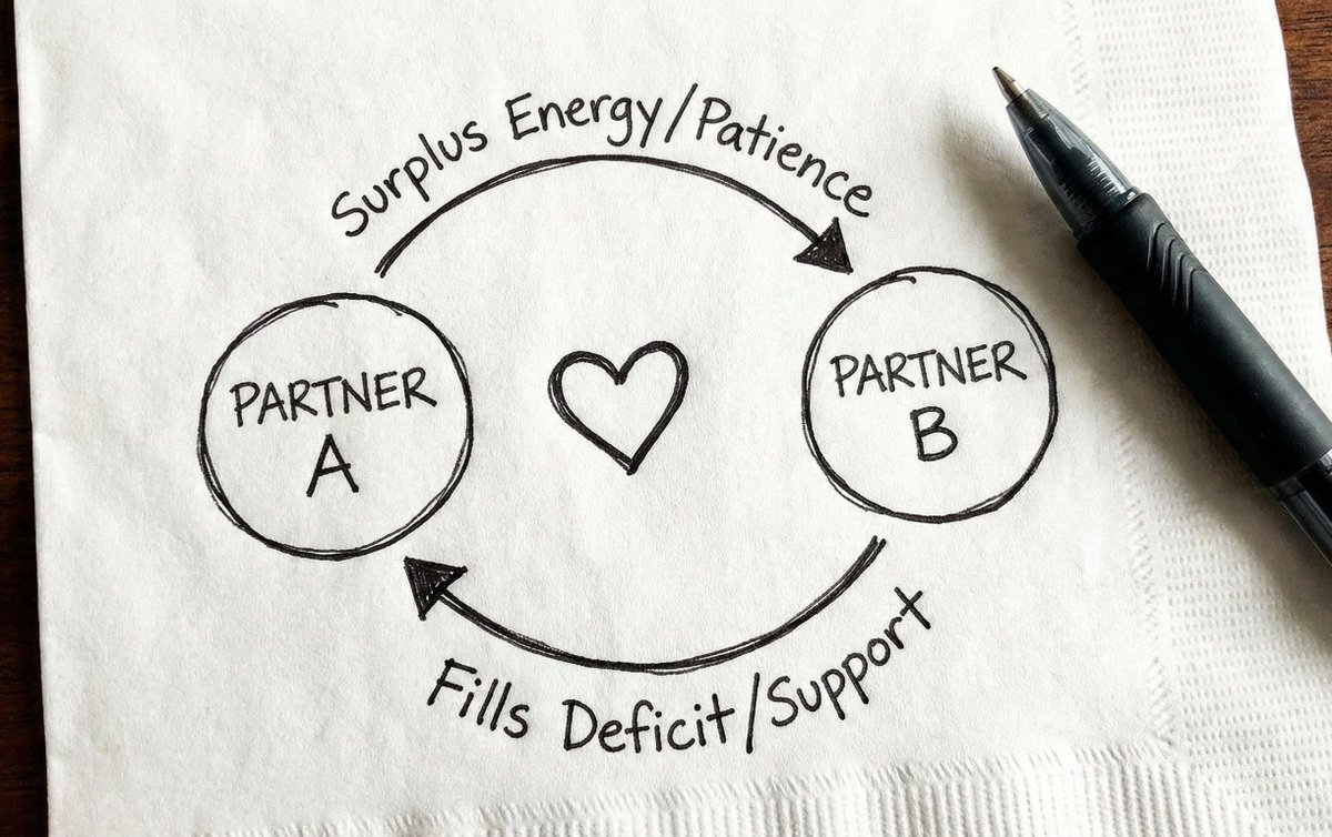 1/ The Metaphor 🧠
True love is the ultimate symbiosis. One partner’s surplus fills the other’s deficit.
It’s a closed-loop system! 🔄 Stop treating relationships like a linear economy (take-make-dispose). Build a loop that regenerates energy. ❤️
#Relationship #ValentinesDay