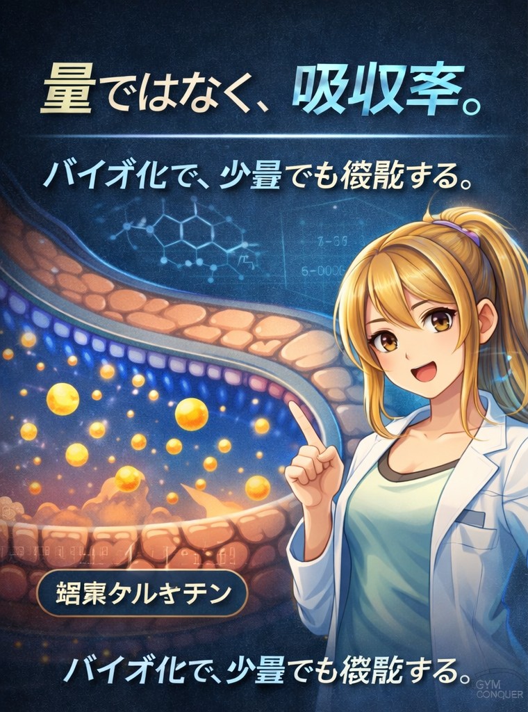 ケルセチンは500〜1000mg必要としたいところだけど、 実は“種類”で変わる。

✔ 通常ケルセチン
→ 吸収率が低い
→ 脂質と一緒が◎

✔ バイオケルセチン
→ 吸収効率が高い
→ 少量でも作用しやすい

量だけ見て判断しないこと。
“吸収率”まで見て、初めて設計。
#ケルセチン
#サプリ設計
#栄養戦略