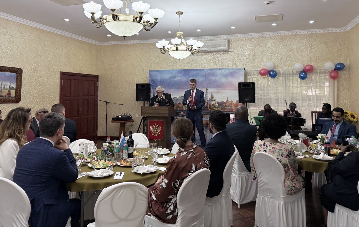 RusembZ's tweet photo. On 10 of February, the Embassy of the Russian Federation in the Republic of Zambia hosted a reception to mark Diplomatic Worker’s Day.
The representatives of MFA and Parliament of Zambia, heads of diplomatic missions accredited to the Republic of Zambia took part in the event. https://t.co/95AsJX29OR