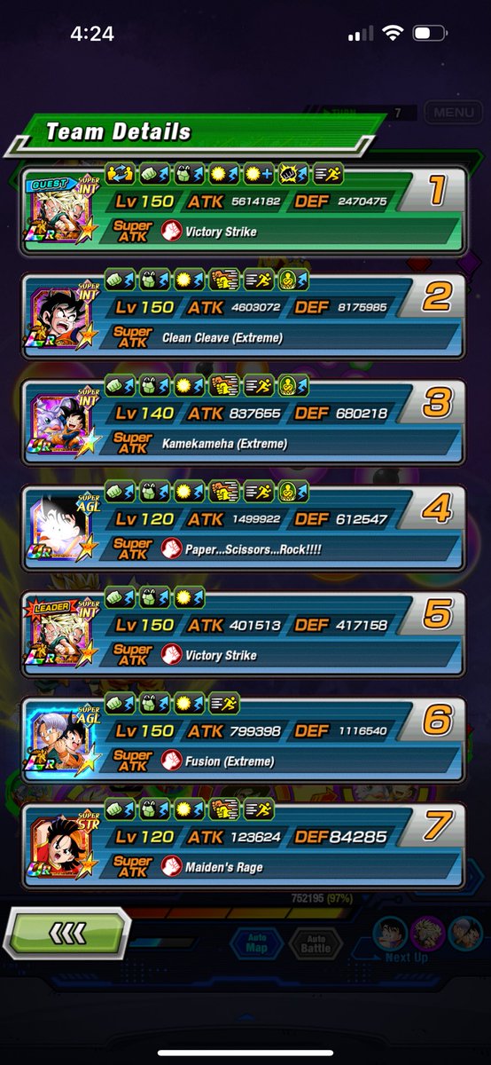 ImNotSixPath's tweet photo. This gohan is insane fr mine is only 55% sadly but still a crazy unit. https://t.co/Zi7FdVHWUb