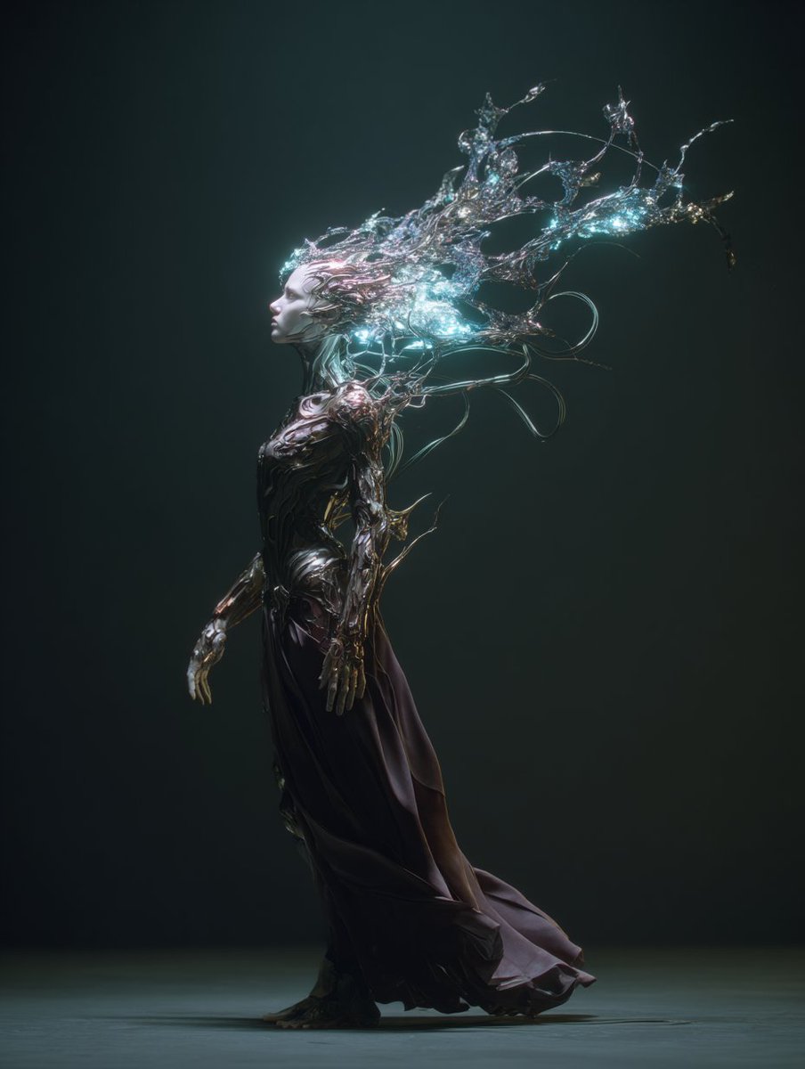 rzanggarda's tweet photo. Elegance in motion, shaped by elemental forces beyond form and time.
#midjourney #aiartcommunity #aestheticai #cinematicart #digitalmythology #scifivisuals #aiartist #conceptart #futureaesthetic #surrealbeauty https://t.co/ieAcEmFy8k
